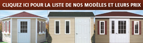 Téléchargez la liste de nos différents modèles
